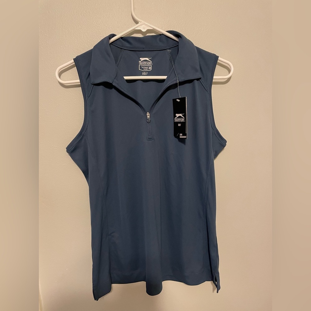 NEW WITH TAGS Slazenger golf tank top nany blue